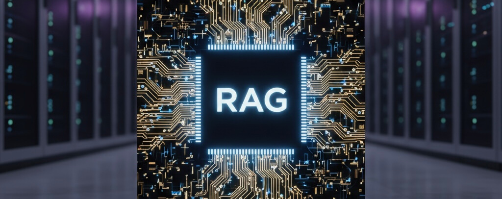 image of A chip with RAG inside of the chip - Generated with Gemini